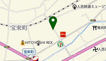日本通運株式会社人吉支店の地図画像