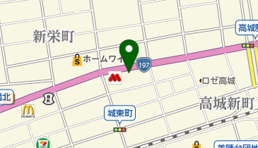 ヴィレッジGOLF大分高城店の地図画像