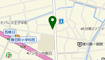 目の学校大分春日教室の地図画像