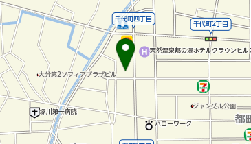 大分県損害保険代理業協会(一般社団法人)の地図画像