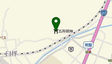 五所明神社の地図画像
