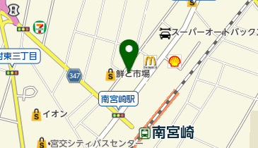 インド料理店ムーナ 南宮崎店の地図画像