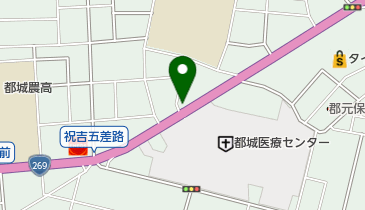 ファン薬局都城病院前の地図画像