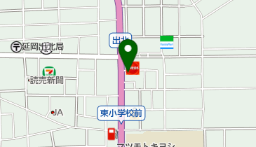 株式会社ビーライン延岡出北店の地図画像