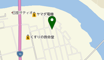 化粧品のほきたの地図画像