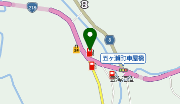 高千穂地区農業協同組合五ヶ瀬支所 五ヶ瀬給油所の地図画像