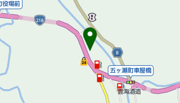 高千穂地区農業協同組合五ヶ瀬支所 五ヶ瀬理容室の地図画像