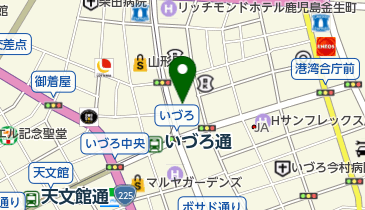 ファブリックス鹿児島店の地図画像
