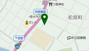 ハローODAタクシーの地図画像