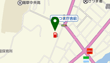 株式会社クリーニング太陽Aコープさつま店の地図画像