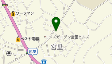 真奈企画株式会社の地図画像