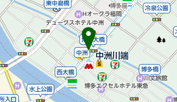 ダンカン 中洲店の地図画像