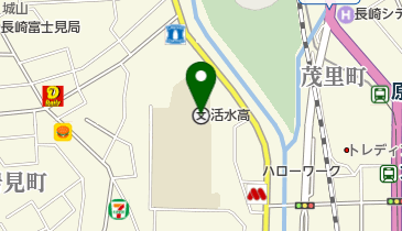 活水学院 活水中学・高等学校 寄宿舎わかぎ寮の地図画像