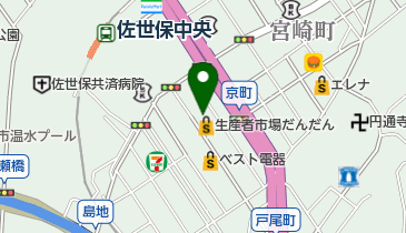 パサール佐世保の地図画像