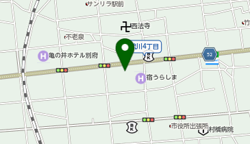 からだ回復整体べっぷの地図画像