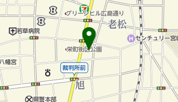モリタゴルフスクール宮崎の地図画像