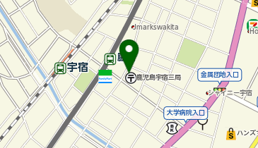 イモビライザーキーレスキュー24時間受付センターの地図画像