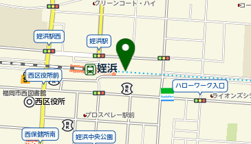 シティコンタクトえきマチ1丁目姪浜店の地図画像
