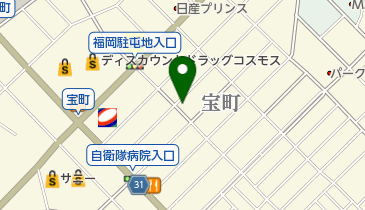 宝町整骨院の地図画像