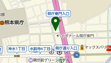 モイスティーヌラメール県庁東門サロンの地図画像