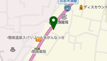 理容サンクスピュア飛田店の地図画像