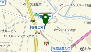 タカラ薬局香春口の地図画像