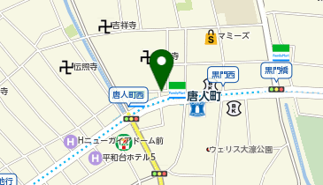 HAKATAとよ唐亭唐人町店の地図画像