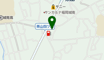 アップルハートデンタル福岡の地図画像