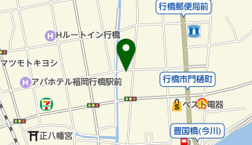 喫茶しらかわの地図画像