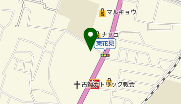 福岡銀行古賀グラウンドの地図画像