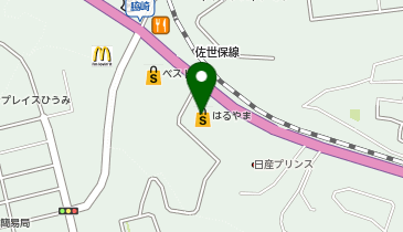 スタジオアリス佐世保店の地図画像