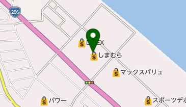 ファッションセンターしまむら時津FM店の地図画像