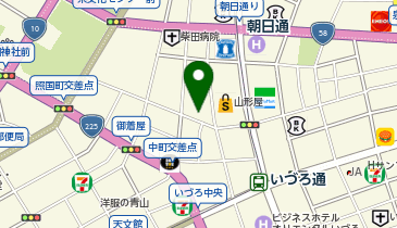 さばえめがね館の地図画像