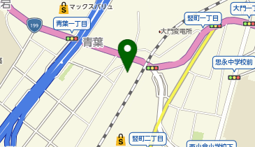ワークサポート青葉の地図画像