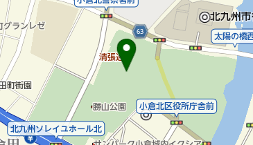 北九州市役所 市民文化スポーツ局 文化部文化企画課 北九州市立文学館の地図画像