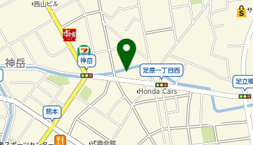 長府サービスの地図画像