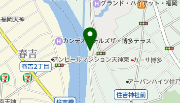 カードキングダム博多住吉店の地図画像