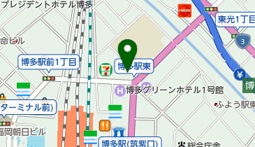 JBDF九州連盟競技部の地図画像