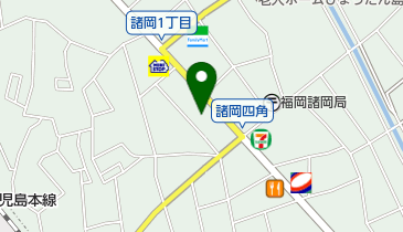 有限会社藍や筑紫通り店の地図画像