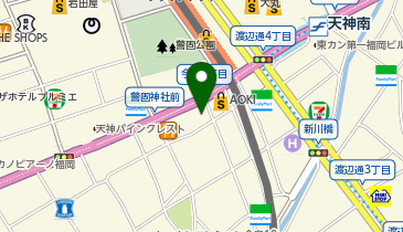 株式会社山田屋 アベニュー山田屋福岡天神本店の地図画像