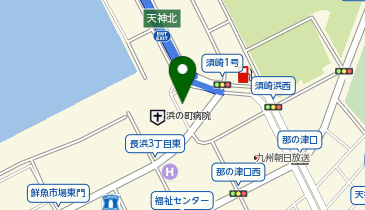 株式会社大賀薬局浜の町病院前店の地図画像