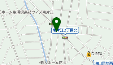 カットインブルーの地図画像