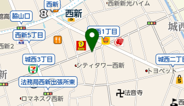 すまいる整体院の地図画像
