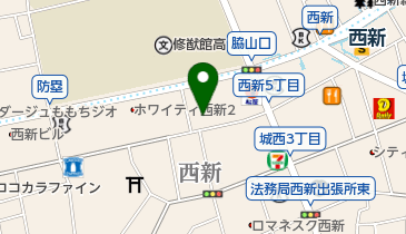 株式会社白水西新店の地図画像