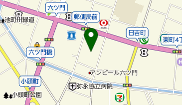 田中屋別館離宮の地図画像