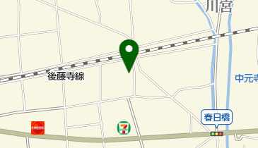 犬の美容室卑弥呼の地図画像