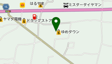 ラパックスワールド八女の地図画像