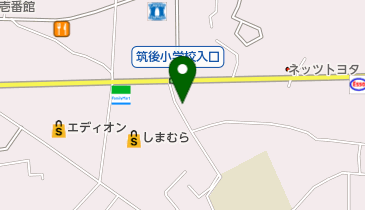 株式会社かがし屋 筑後店の地図画像