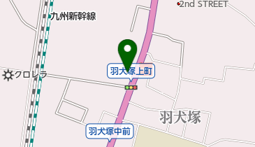 ウィングエース筑後教室の地図画像