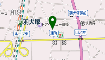 ナチュラルキッチンなか山の地図画像